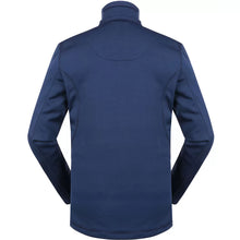 DZP725M, ZIP THROUGH 4-WAY STRETCH SWEATER PESSO 725, NAVY
