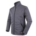 DZP725P, ZIP THROUGH 4-WAY STRETCH SWEATER PESSO 725, GREY