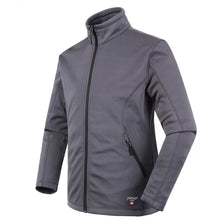 DZP725P, ZIP THROUGH 4-WAY STRETCH SWEATER PESSO 725, GREY