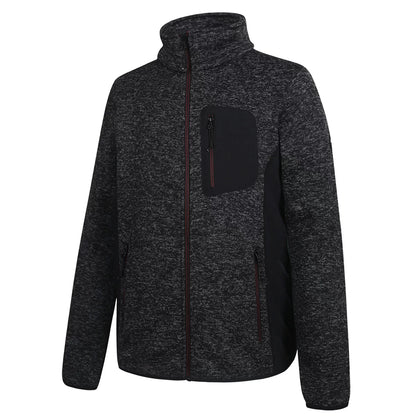 FLORENCE_P, WARM ZIP THROUGH FLEECE JACKET PESSO FLORENCE, GREY
