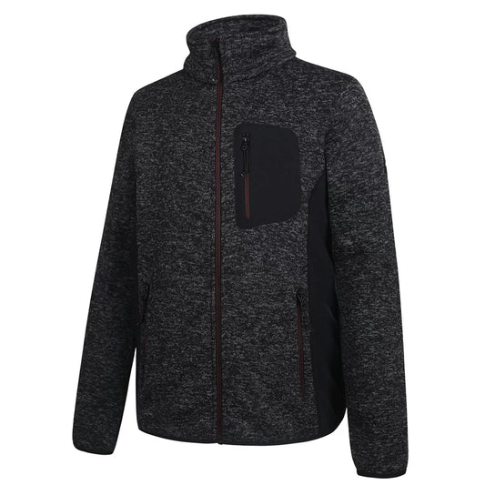 FLORENCE_P, WARM ZIP THROUGH FLEECE JACKET PESSO FLORENCE, GREY