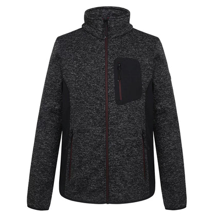 FLORENCE_P, WARM ZIP THROUGH FLEECE JACKET PESSO FLORENCE, GREY
