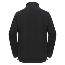 FMJN, ZIP THROUGH FLEECE SWEATER PESSO, BLACK