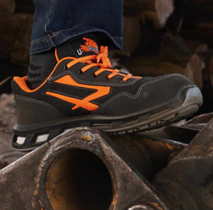 ORANGE, U-POWER SAFETY WORKBOOTS
