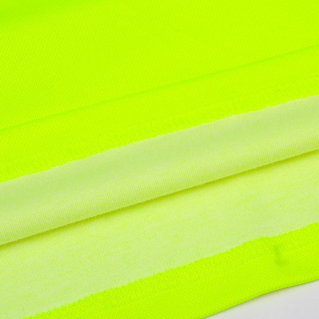 HVMIL_G, HIGH VISIBILITY LONG SLEEVE T-SHIRT PESSO HVMIL, YELLOW