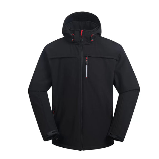 ATLANTA_B, SOFTSHELL JACKET PESSO ATLANTA, BLACK