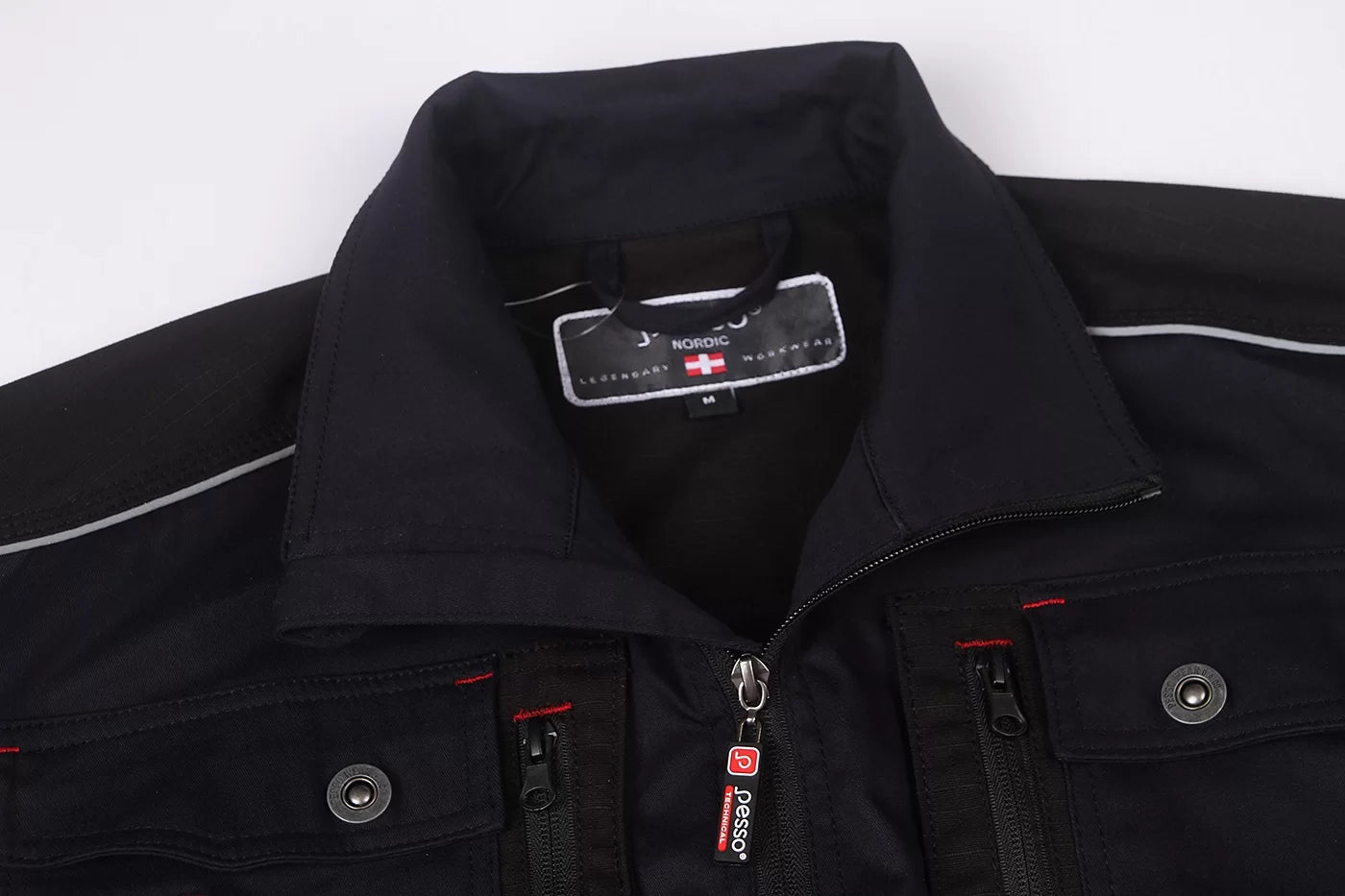 DS215M, WORKWEAR JACKET PESSO STRETCH 215, NAVY