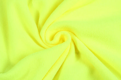 FL03_G, WARM ZIP THROUGH FLEECE HOODIE PESSO , YELLOW