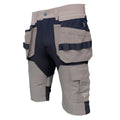KB125B, WORKWEAR SHORTS PESSO TITAN FLEXPRO 125, BEIGE