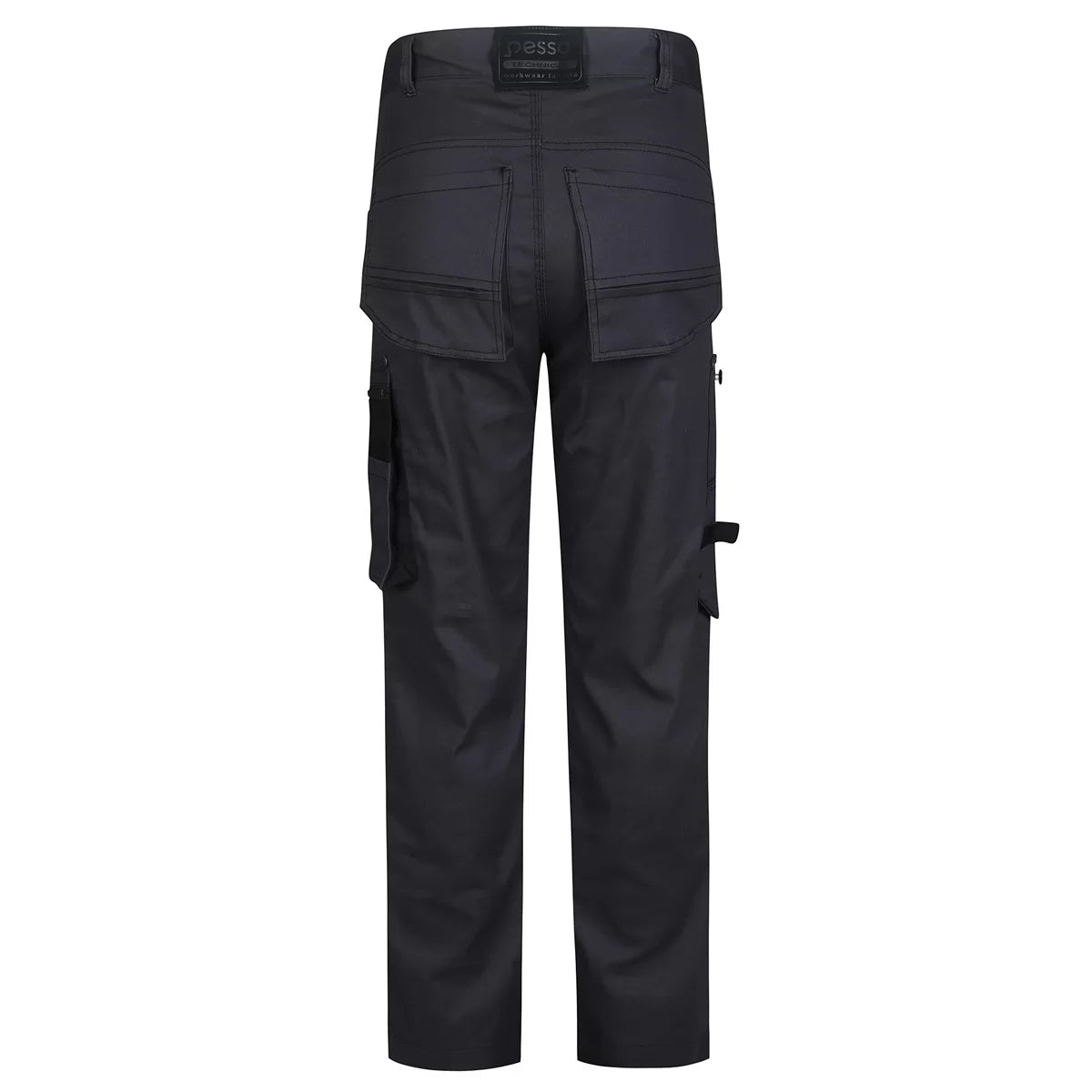 KDSTRETCHP, WORKWEAR TROUSERS PESSO STRETCH, GREY