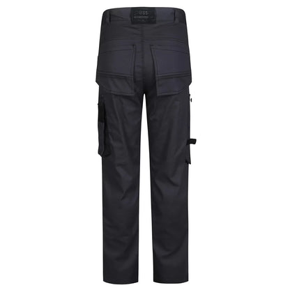 KDSTRETCHP, WORKWEAR TROUSERS PESSO STRETCH, GREY