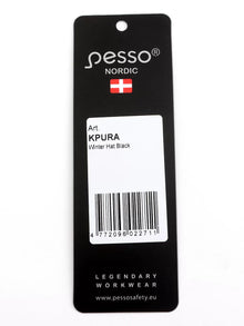 KPURA, WINTER MERINO HAT PESSO KPURA, BLACK