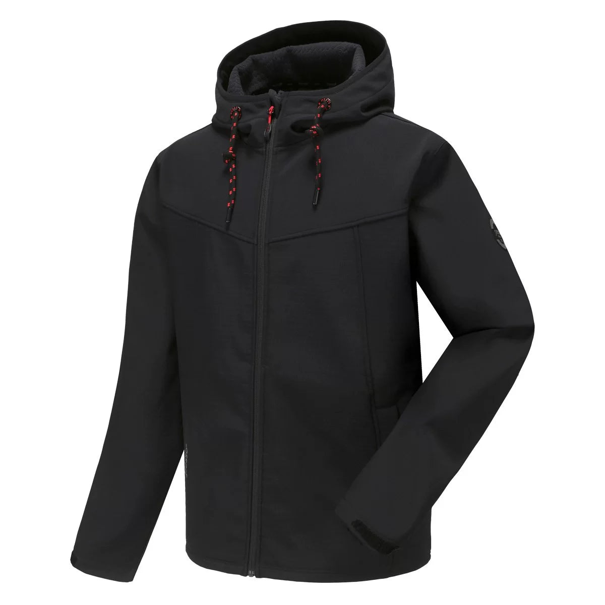 LEO, RIPSTOP SOFTSHELL JACKET PESSO LEO, BLACK