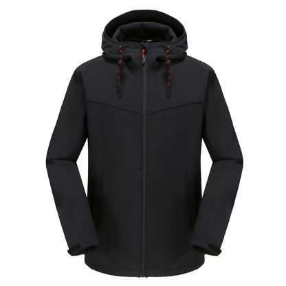 LEO, RIPSTOP SOFTSHELL JACKET PESSO LEO, BLACK