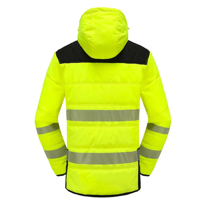 LYRA_G, HI-VIS WINTER JACKET PESSO LYRA, YELLOW