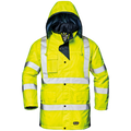 MC4113 H1 Motorway jacket, yellow winter jacket hi viz