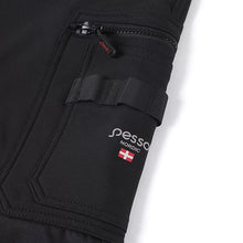 MERCURY_G, SOFTSHELL PANTS PESSO MERCURY_G BLACK/YELLOW