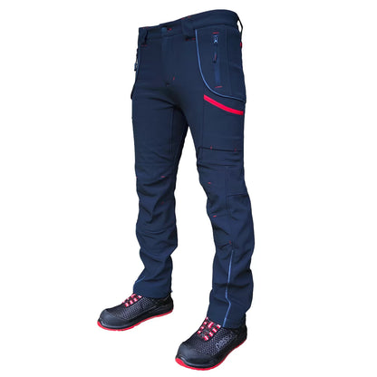 NEBRASKA_M, SOFTSHELL PANTS PESSO NEBRASKA, NAVY