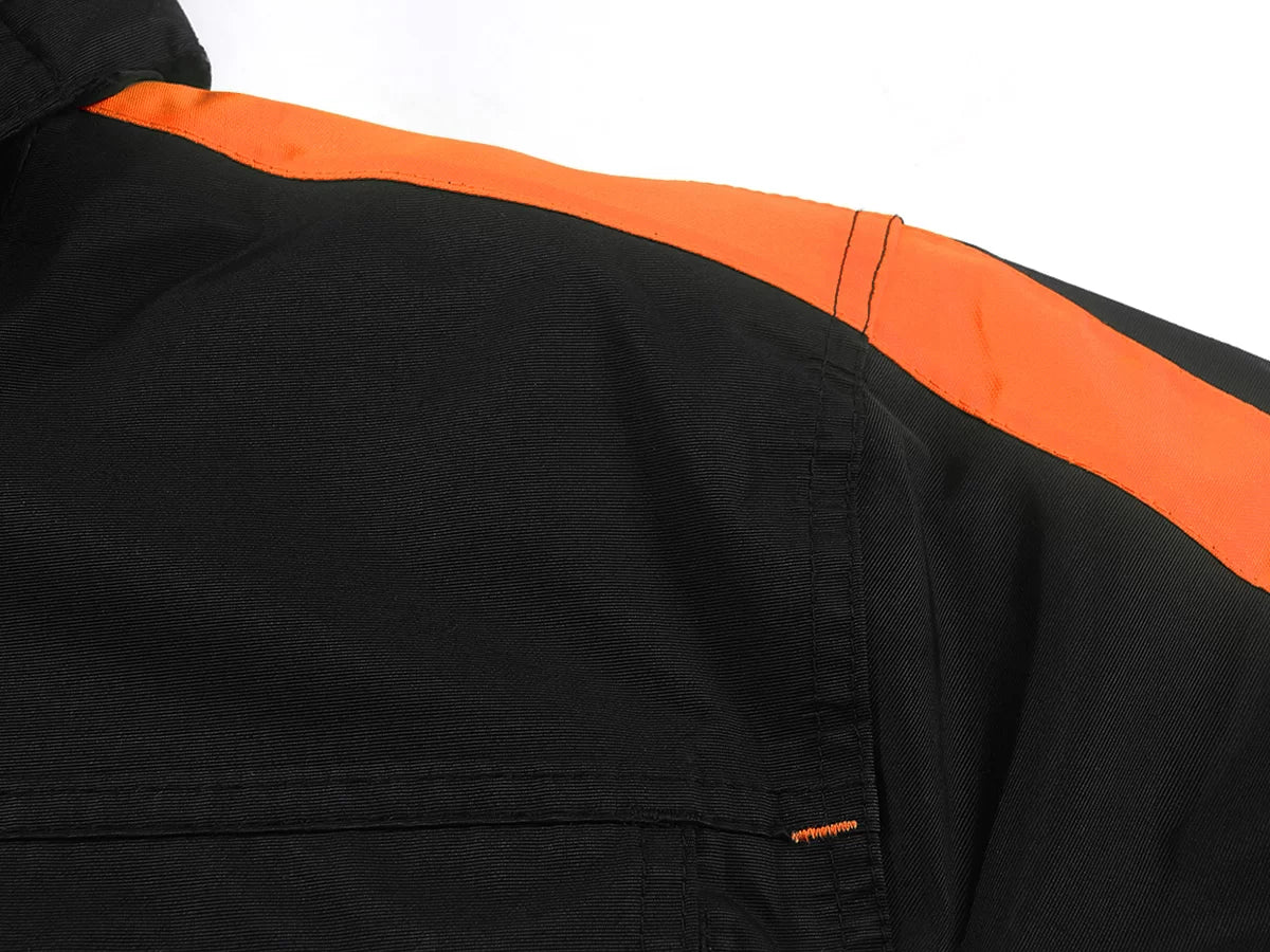 NOVA_OR, WATERPROOF WINTER JACKET PESSO NOVA, BLACK ORANGE