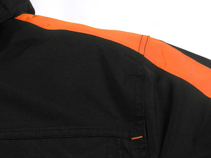 NOVA_OR, WATERPROOF WINTER JACKET PESSO NOVA, BLACK ORANGE