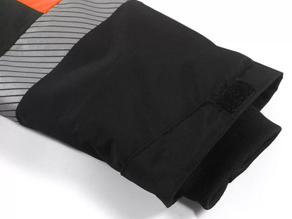 NOVA_OR, WATERPROOF WINTER JACKET PESSO NOVA, BLACK ORANGE