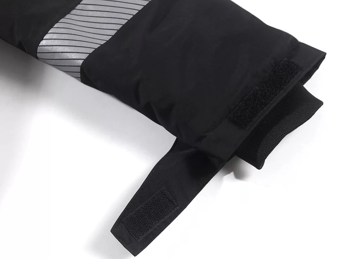 NOVA_OR, WATERPROOF WINTER JACKET PESSO NOVA, BLACK ORANGE