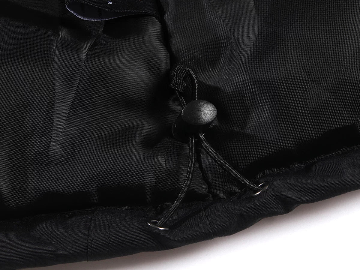 NOVA_OR, WATERPROOF WINTER JACKET PESSO NOVA, BLACK ORANGE