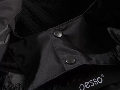 NOVA_OR, WATERPROOF WINTER JACKET PESSO NOVA, BLACK ORANGE