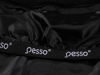 NOVA_OR, WATERPROOF WINTER JACKET PESSO NOVA, BLACK ORANGE