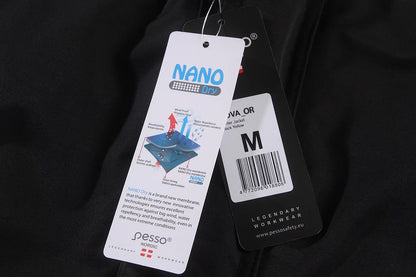 NOVA_OR, WATERPROOF WINTER JACKET PESSO NOVA, BLACK ORANGE