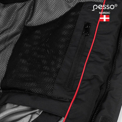 HELSINKI_J, WATERPROOF WINTER JACKET PESSO HELSINKI, BLACK