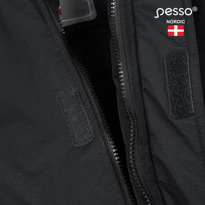 HELSINKI_J, WATERPROOF WINTER JACKET PESSO HELSINKI, BLACK