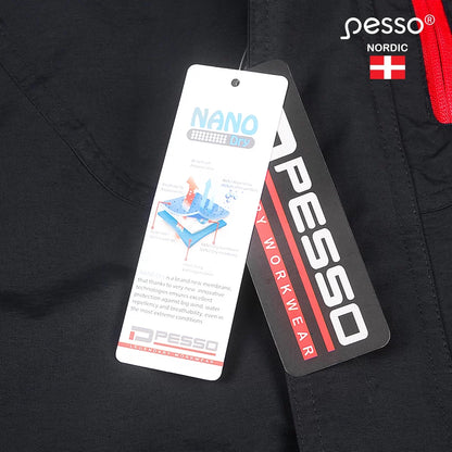 HELSINKI_J, WATERPROOF WINTER JACKET PESSO HELSINKI, BLACK