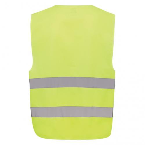 LS-RSV001_G, HIGH VISIBILITY BAND VEST PESSO, YELLOW