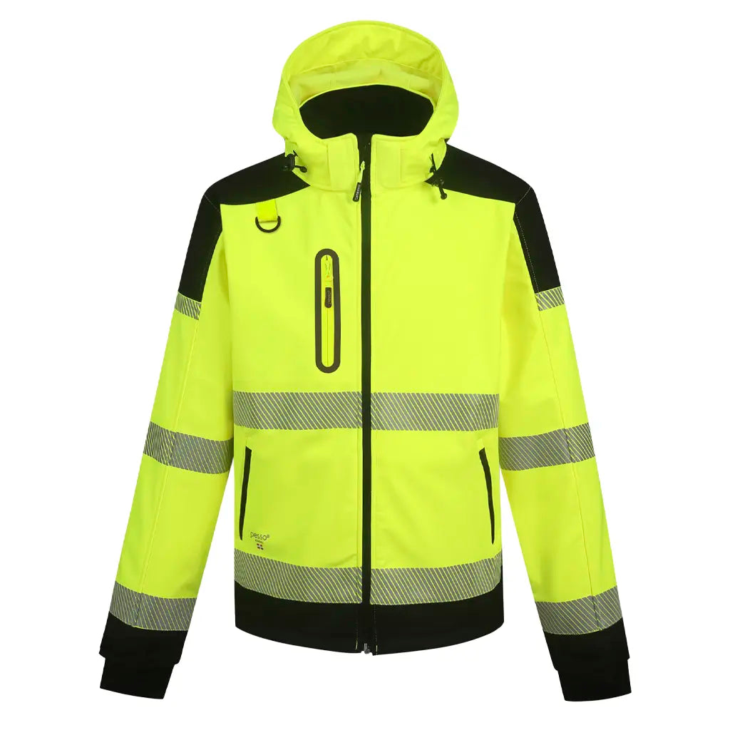 PALERMO_G, HI-VIS SOFTSHELL JACKET PESSO PALERMO, YELLOW