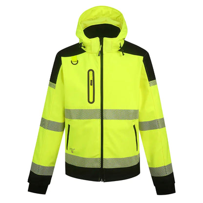 PALERMO_G, HI-VIS SOFTSHELL JACKET PESSO PALERMO, YELLOW