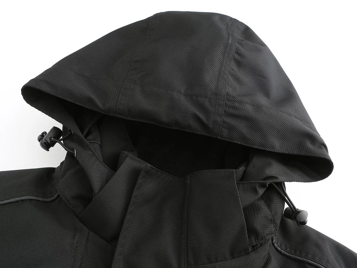 PEGASUS, WATERPROOF WINTER JACKET PESSO PEGASUS, BLACK