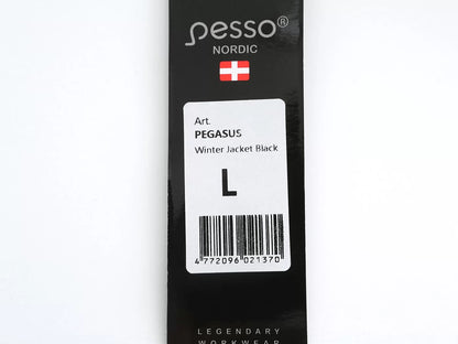 PEGASUS, WATERPROOF WINTER JACKET PESSO PEGASUS, BLACK