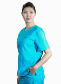 PHILTEX- Poly Cotton Unisex Scrub Top (Electric Blue)