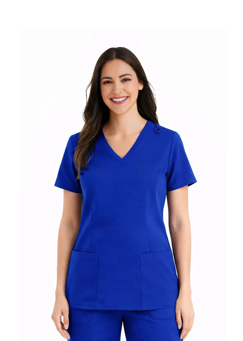 PHILTEX Ladies Stretch Polyester Scrub (Royal Blue)
