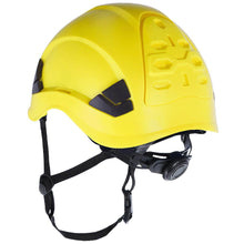 SALLET YELLOW SAFETY HELMET FOR WORKING AT HEIGHT
