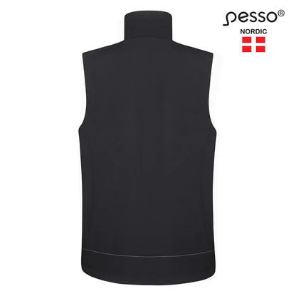 SOFTBLACK, SOFTSHELL VEST PESSO SOFTBLACK, BLACK