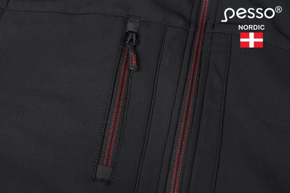 SOFTBLACK, SOFTSHELL VEST PESSO SOFTBLACK, BLACK