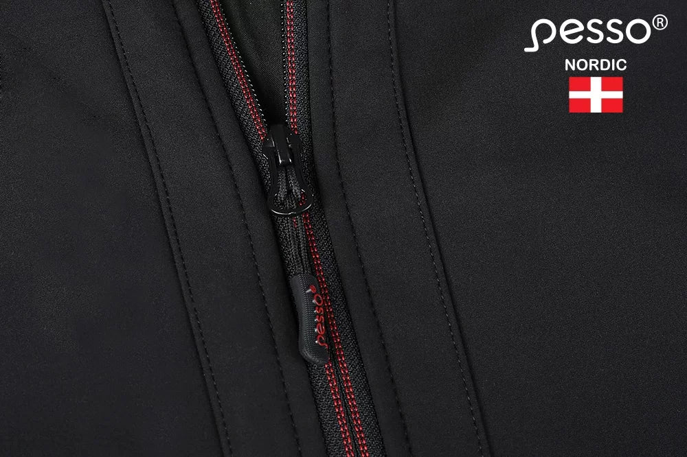 SOFTBLACK, SOFTSHELL VEST PESSO SOFTBLACK, BLACK
