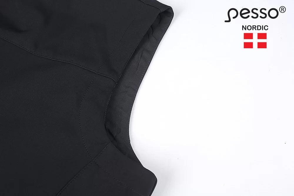 SOFTBLACK, SOFTSHELL VEST PESSO SOFTBLACK, BLACK