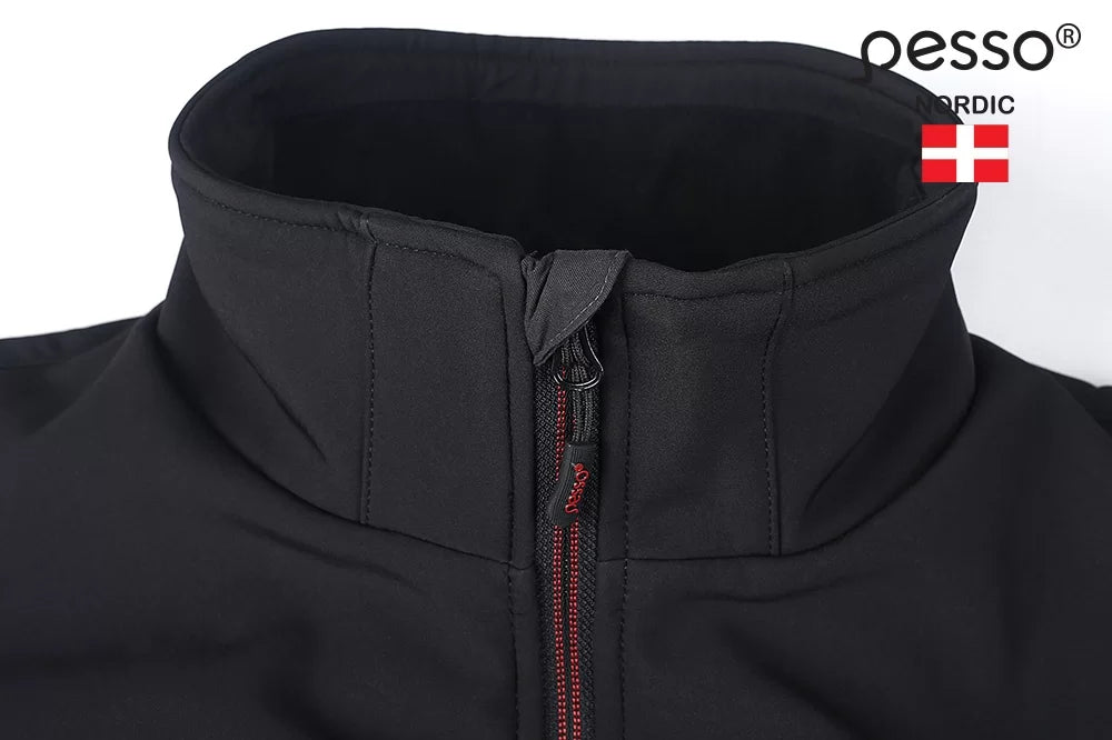 SOFTBLACK, SOFTSHELL VEST PESSO SOFTBLACK, BLACK