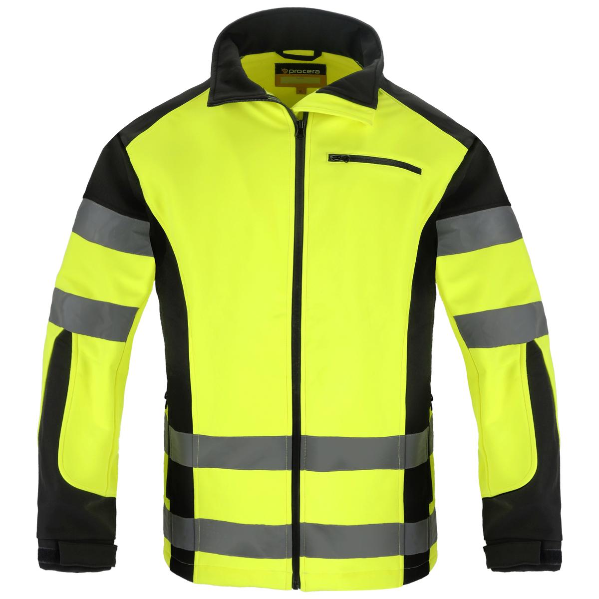 SNIPER SOFTSHELL YELLOW HV JACKET