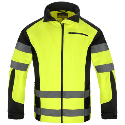 SNIPER SOFTSHELL YELLOW HV JACKET