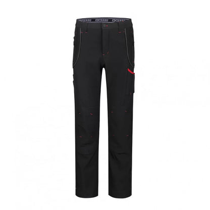 NEBRASKA_J, SOFTSHELL PANTS PESSO NEBRASKA, BLACK