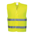 LS-RSV001_G, HIGH VISIBILITY BAND VEST PESSO, YELLOW